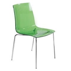 Tokyo Metal Ayaklı Polikarbon Sandalye Yeşil