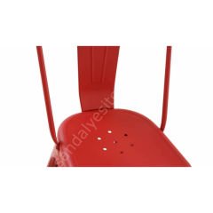 Tolix Sandalye Kırmızı