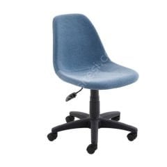Baha Plastik Ayaklı Çalışma Koltuğu Mavi