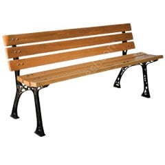 Kensa Döküm Ayaklı Ahşap Bank