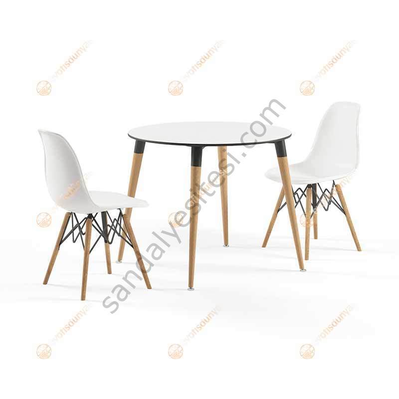 Kıbrıs 77 Çap Masa Takımı 2 Kişilik