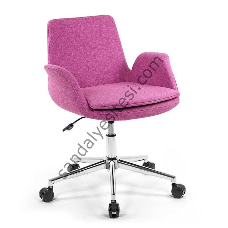 Begüm Çalışma Sandalyesi Pembe