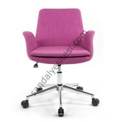 Begüm Çalışma Sandalyesi Pembe
