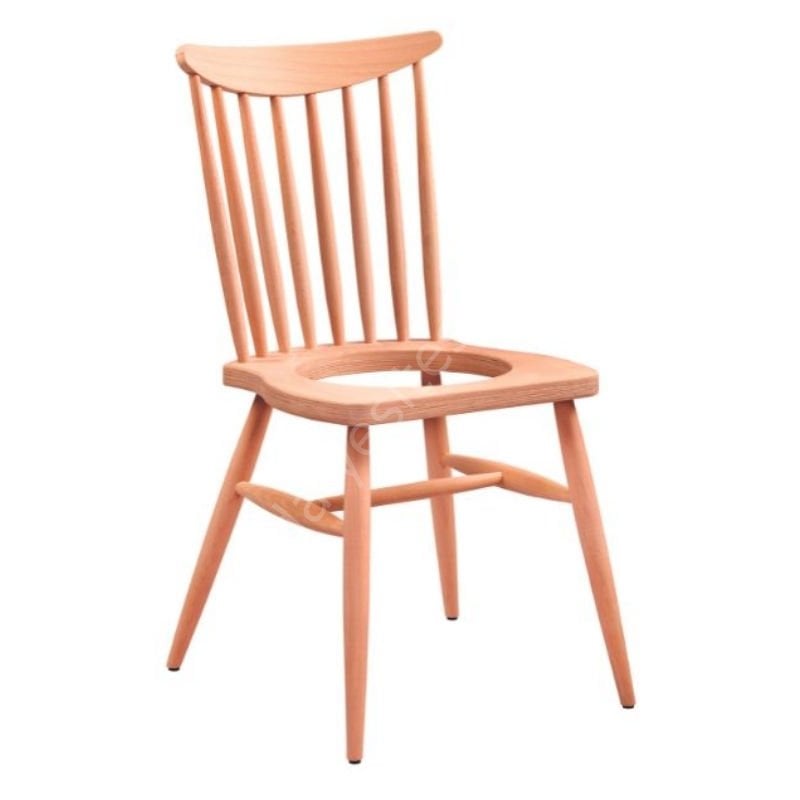 Kırlangıç Döşemeli Ham Ahşap Sandalye