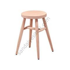 Kırlangıç Ham Ahşap Tabure 45 cm