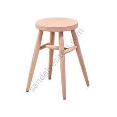 Kırlangıç Ham Ahşap Tabure 45 cm