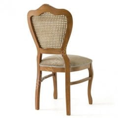Klasik Oymalı Ahşap Sandalye Ceviz