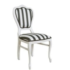 Klasik Oymalı Ahşap Sandalye Rustik