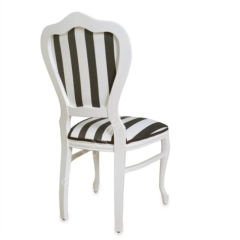 Klasik Oymalı Ahşap Sandalye Rustik