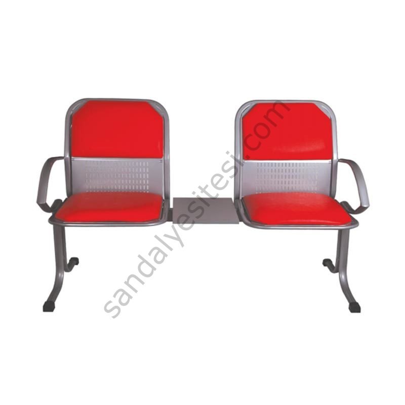 Beta 2'li Sehpalı Metal Bekleme Koltukları