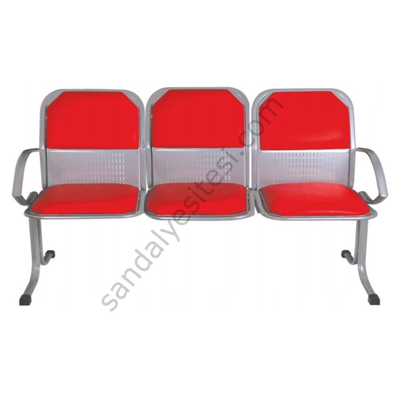 Beta 3'lü Metal Bekleme Koltukları