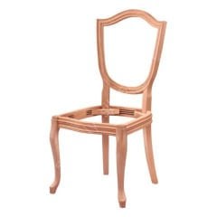 Kupa Kolsuz Ham Ahşap Sandalye