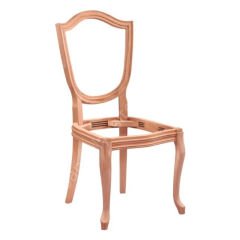 Kupa Kolsuz Ham Ahşap Sandalye