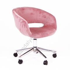 Ciro Çalışma Koltuğu Pembe Kumaş
