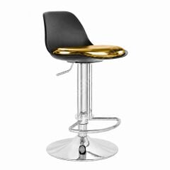 Vegas Modern Tepsi Ayaklı Bar Sandalyesi Gold
