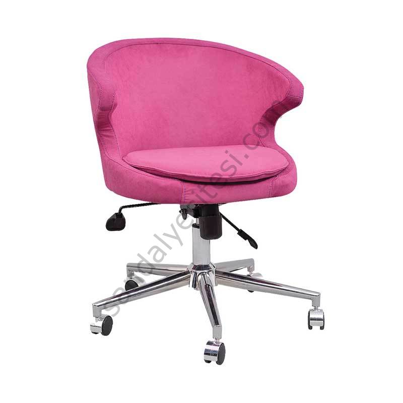 Buket Krom Ayaklı Çalışma Koltuğu