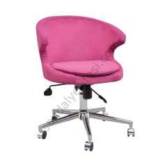 Buket Krom Ayaklı Çalışma Koltuğu