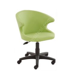 Buket Plastik Ayaklı Bilgisayar Koltuğu Yeşil