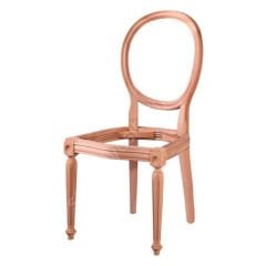 Manolya Tornalı Ham Ahşap Sandalye
