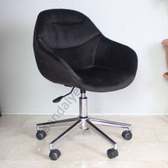 Arf Krom Ayaklı Çalışma Sandalyesi