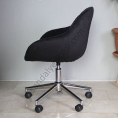 Arf Krom Ayaklı Çalışma Sandalyesi