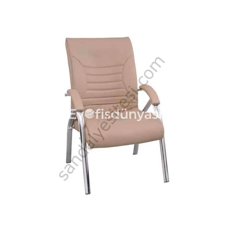 Mezzu Krom Ayaklı Bekleme ve Misafir Koltuğu (Kampanya)