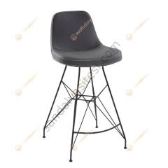 Mini Lodi Siyah Bar Sandalyesi 65 cm