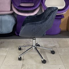 Store Krom Ayaklı Çalışma Koltuğu Antrasit