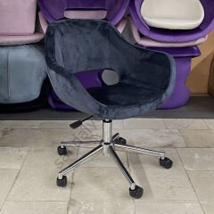 Store Krom Ayaklı Çalışma Koltuğu Antrasit