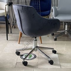 Megan Çalışma Koltuğu Antrasit - Krom Ayak