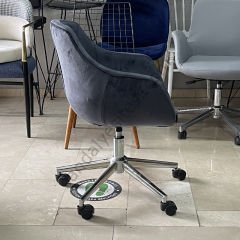 Megan Çalışma Koltuğu Antrasit - Krom Ayak