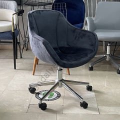 Megan Çalışma Koltuğu Antrasit - Krom Ayak