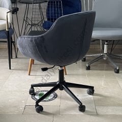 Megan Çalışma Koltuğu Antrasit - Siyah Ayak