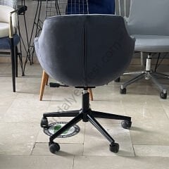 Megan Çalışma Koltuğu Antrasit - Siyah Ayak