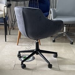 Megan Çalışma Koltuğu Antrasit - Siyah Ayak