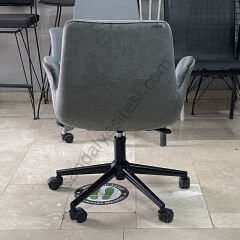 Begüm Çalışma Koltuğu Gri - Siyah Ayak