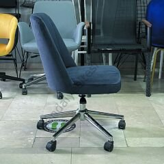 Dita Çalışma Koltuğu Antrasit - Krom Ayak