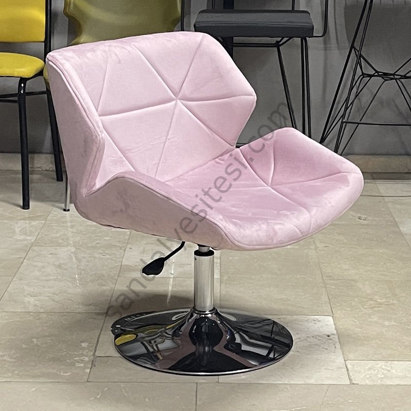 Rosa Çalışma Koltuğu pembe - Tepsi Ayak