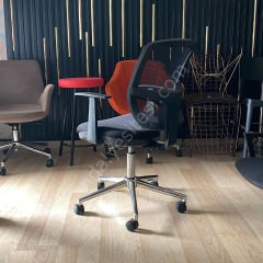 Nitro Krom Ayaklı Çalışma Koltuğu