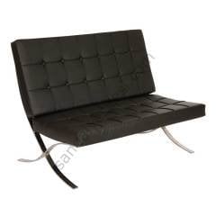 Esra İkili Bekleme Koltuğu Siyah