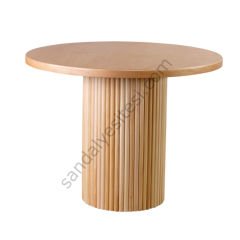 PTT Naturel Cilalı Ahşap Masa 100 lük - Natural