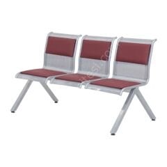 Eta Metal Kolsuz Üçlü Bekleme Koltuğu