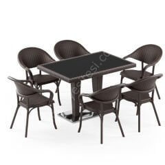 Oscar Plastik Masa Sandalye Takımı