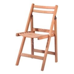 Exen Katlanır Ham Ahşap Sandalye