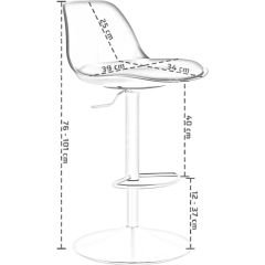 Vegas Modern Tepsi Ayaklı Bar Sandalyesi