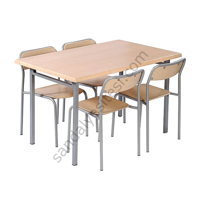 Verzalit Yemekhane Masası Takımı 70x120
