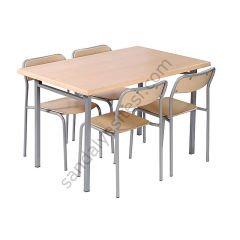 Verzalit Yemekhane Masası Takımı 70x120