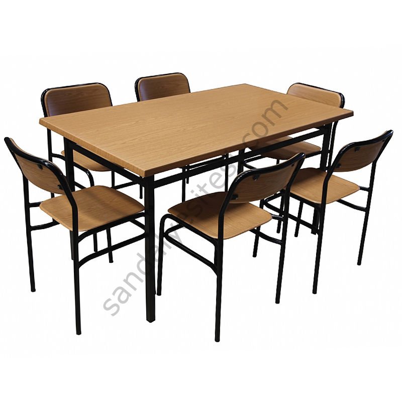 Verzalit Yemekhane Masası Takımı 80x140