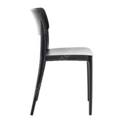 Panor PP Plastik Sandalye Siyah