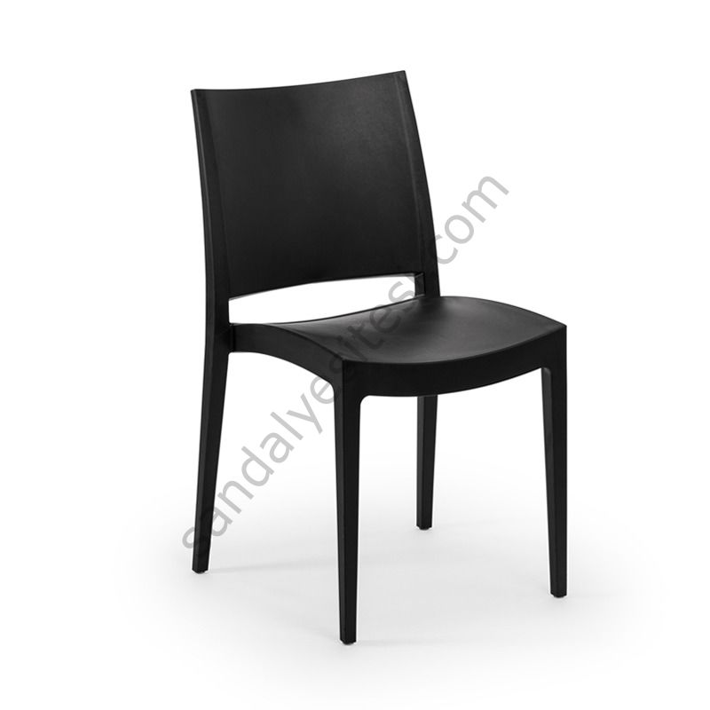 Specto Plastik Sandalye Siyah